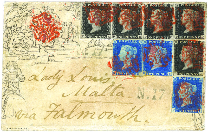 cover philately one penny