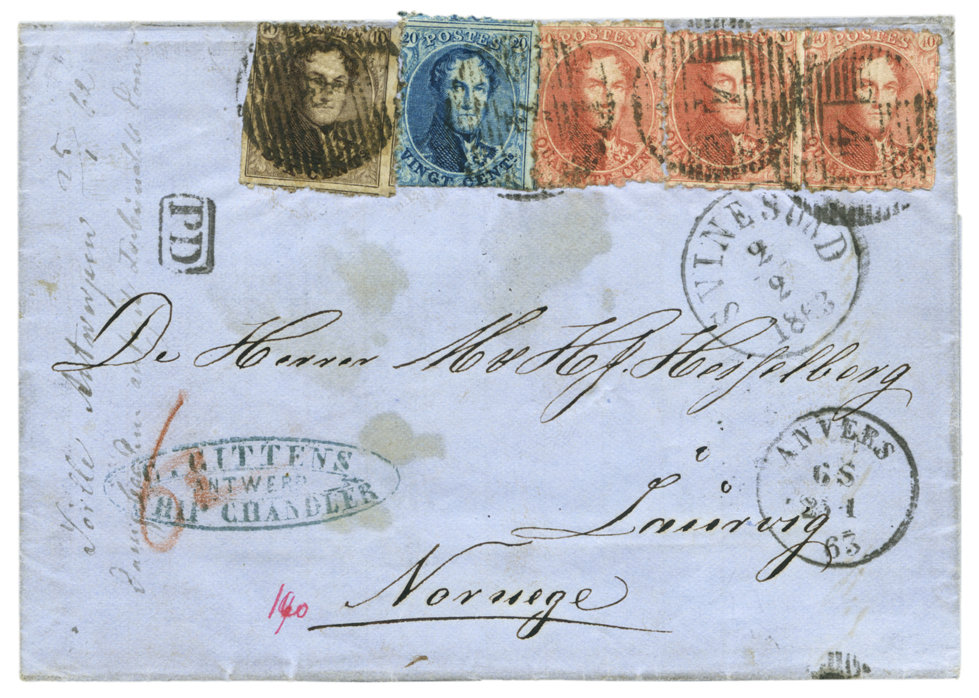 Belgium Cover to Norway