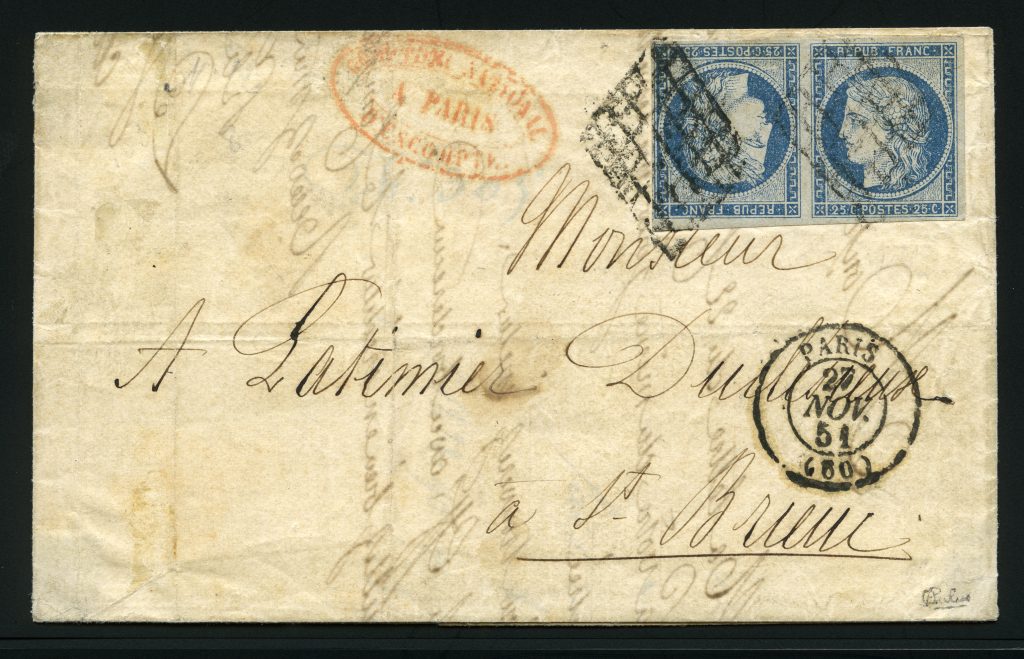 tete bêche enveloppe philatélie France