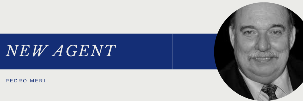 Pedro Meri Agent announcement