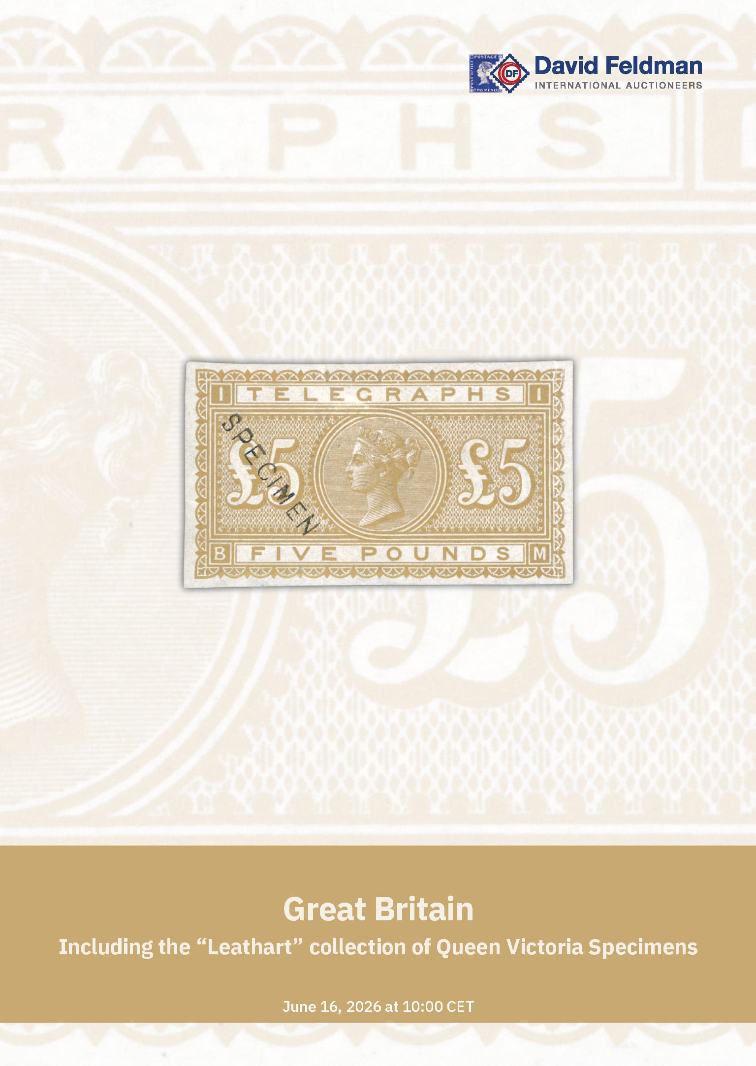 GB stamp auction catalogue cover