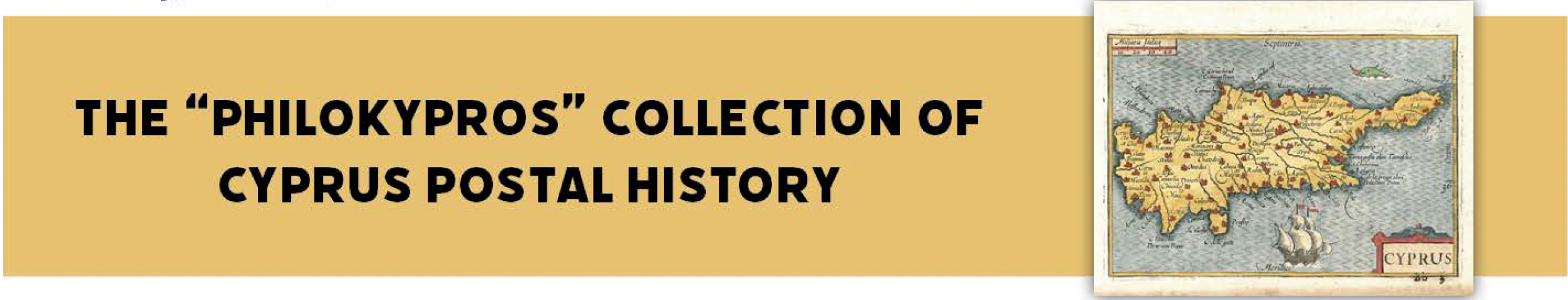 La collection "Philokypros" d'histoire postale de Chypre